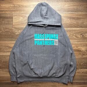 Grey 1998 'MASSAPONAX PANTHERS’ HS Pullover Hoodie